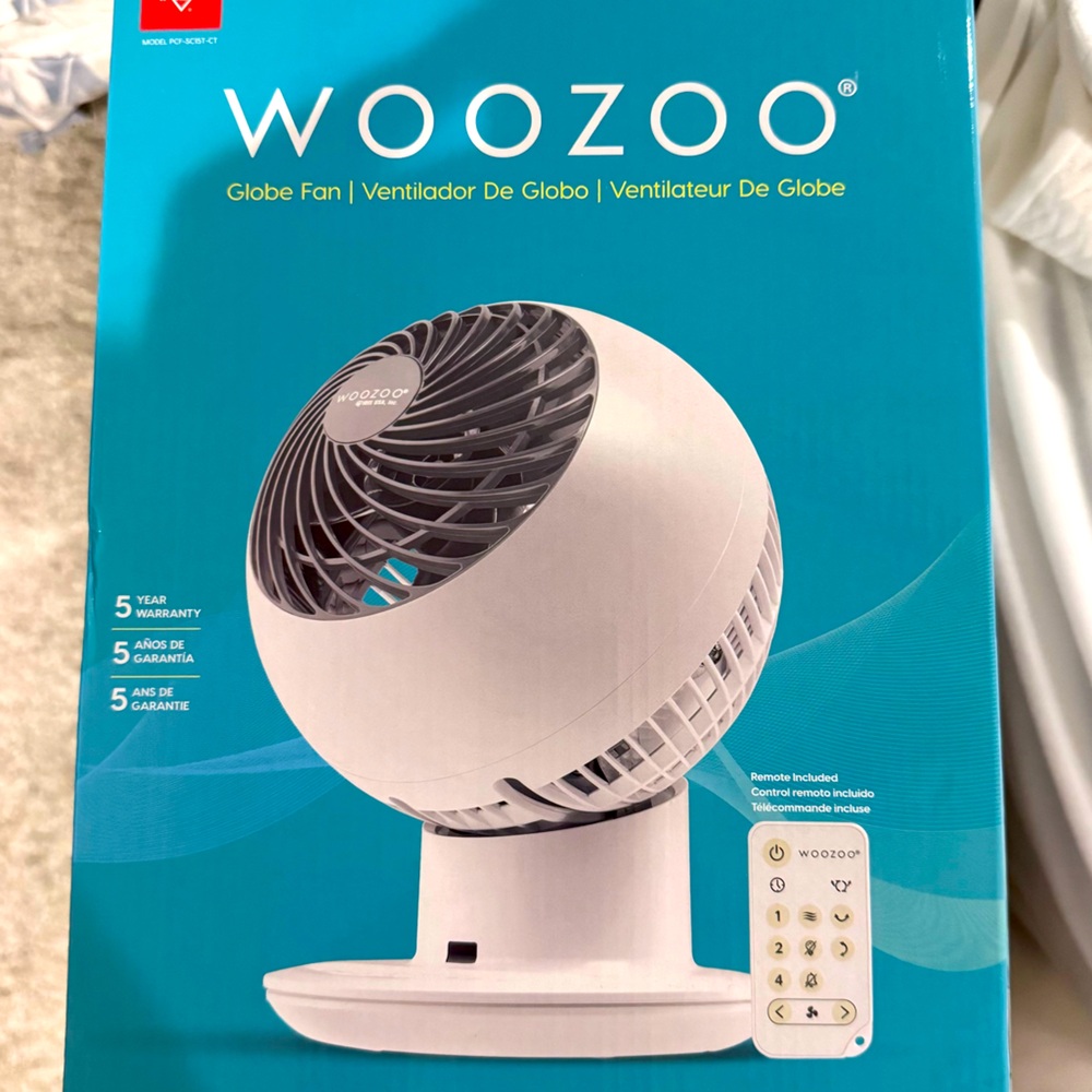 NIB Woozoo Globe Fan
